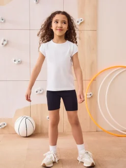 Next - Lot de 2 t-shirts à manches bouffantes (3-16ans) Blanc Discount