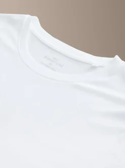 Next Blanc - Lot de 2 t-shirts Signature TENCEL™ Lyocell Outlet