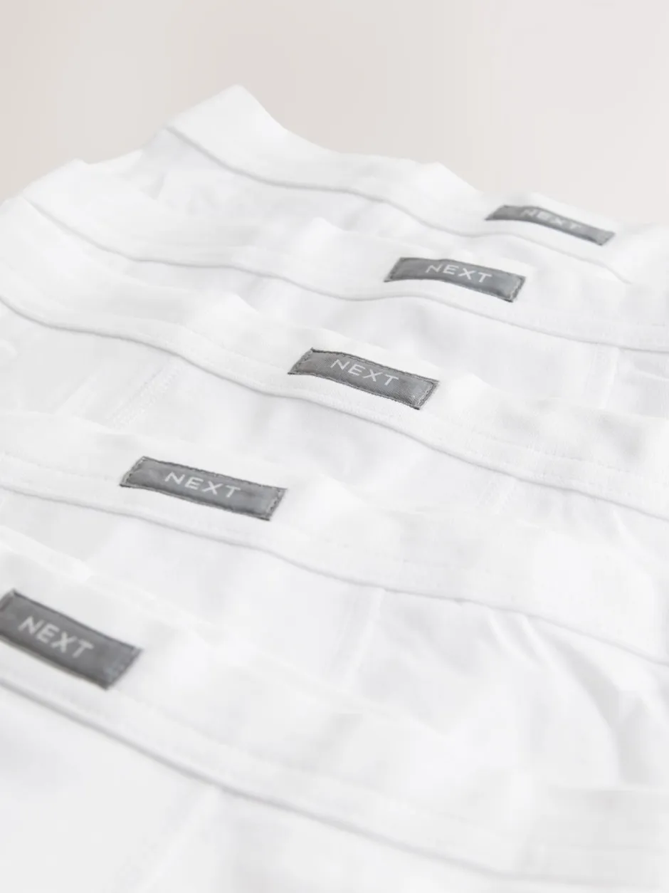 Next Blanc - Maillot de bain à ceinture souple 5 Pack (1.5-16ans) New
