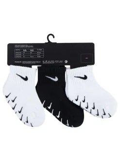 Nike Blanc - Chaussettes Gripper pour nourrissons 3 Lot Outlet