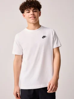 Nike - Club T-Shirt Blanc Online