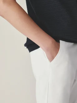 Next - Pantalon chino extensible (3-17ans) Blanc Outlet