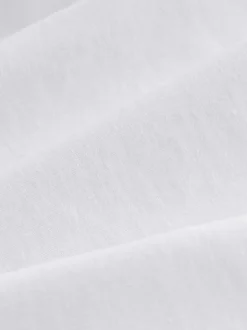 Next Blanc - Pantalon en mélange de lin Outlet