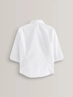 Next Blanc - Paquet de 2 blouses scolaires à manches trois quarts (3-17ans) Best