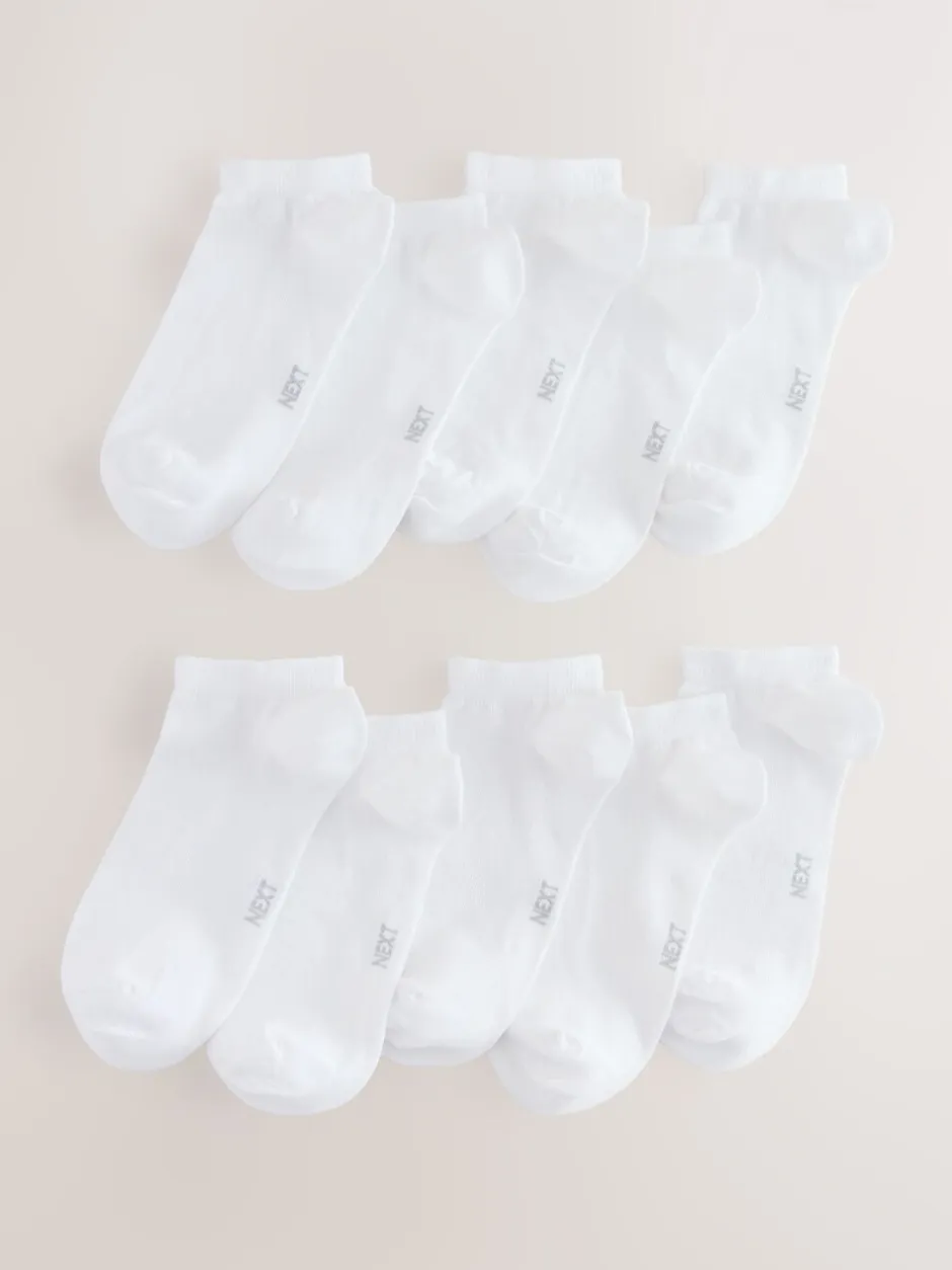 Next Blanc - Paquet de 10 chaussettes d'entraînement Online