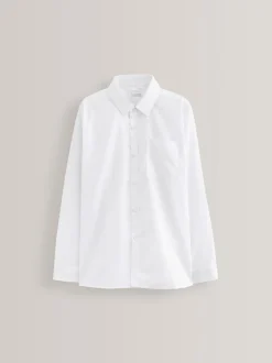Next Blanc - Paquet de 2 chemises d'école à manches longues (3-17ans) Online
