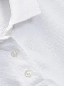 Next Blanc - Paquet de 5 Polo Manches courtes 100% coton (3-16ans) New