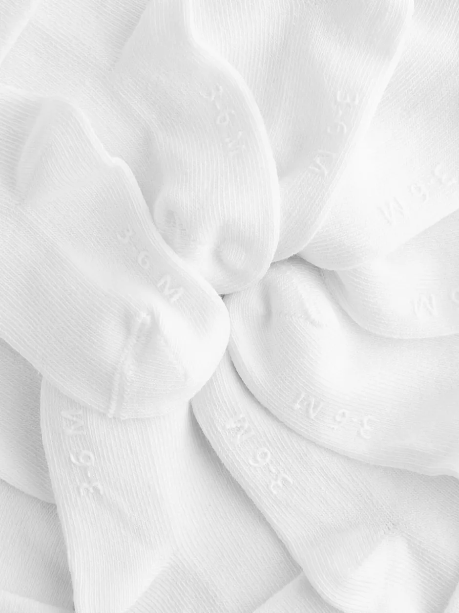Next Blanc - Paquet de chaussettes pour bébé 10 (0mois-2ans) Online