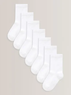 Next Blanc - 7{Paquet de chaussettes en coton riche Best