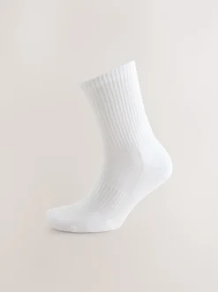 Next Blanc - Paquet de chaussettes de sport essentielles 6 Outlet