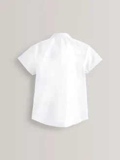 Next Blanc - 2{Paquet de chemises scolaires Manches courtes (3-18ans) New