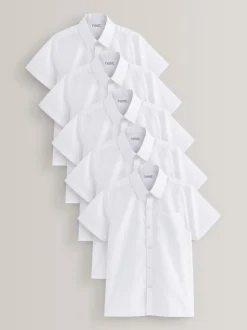 Next Blanc - 5{Paquet de chemises scolaires Manches courtes (3-17ans)