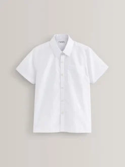 Next Blanc - 5{Paquet de chemises scolaires Manches courtes (3-17ans)