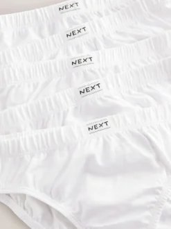 Next Blanc - Paquet de slips 5 (1.5-16ans) Clearance