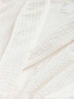 Next Blanc - Peignoir gaufré douillet