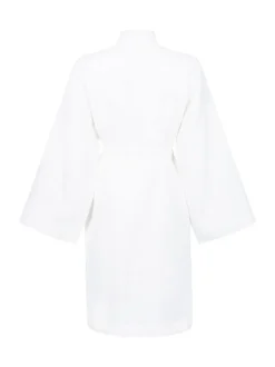 Hunkemoller Blanc - Peignoir Hunkemöller gaufré blanc