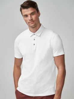Next Blanc - Polo à manches courtes Online