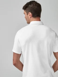 Next Blanc - Polo à manches courtes Online
