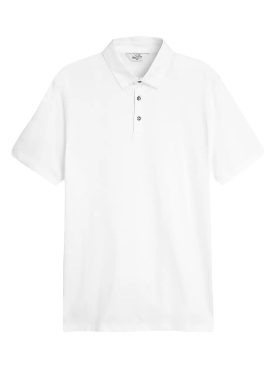 Next Blanc - Polo à manches courtes Online