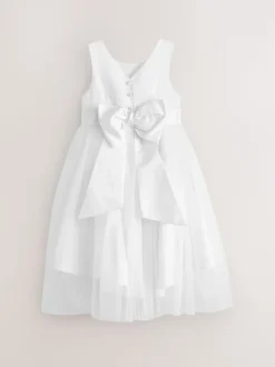 Next Blanc - Robe Nœud pour Fille Fleurie (3mths-16yrs) Best
