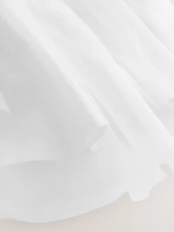 Next Blanc - Robe Nœud pour Fille Fleurie (3mths-16yrs) Best