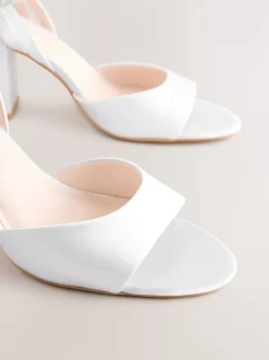 Next Blanc - Sandales de mariage Forever Comfort® à talons carrés à bout rond Best