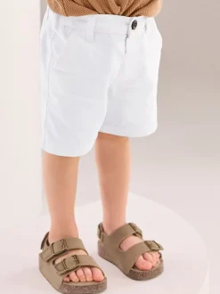 Next - Short Chino (3mths-7yrs) Blanc Hot