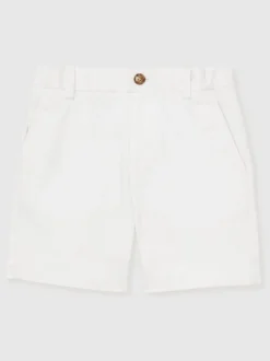 Reiss Blanc - Short chino Wicket en coton stretch Online