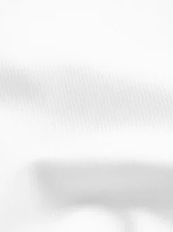 Next Blanc - Skinny Fit (Skinny Fit) - Chemise élégante texturée facile d’entretien à poignets simples