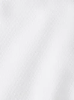 Next Blanc - Slim Fit (Slim Fit) - Textured Double Cuff Manches longues Chemises With Col cassé And Nœud papillon Lot Hot