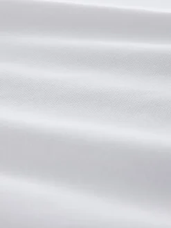 Next Blanc - Slim Fit (Slim Fit) - Polo à manches longues en piqué Hot