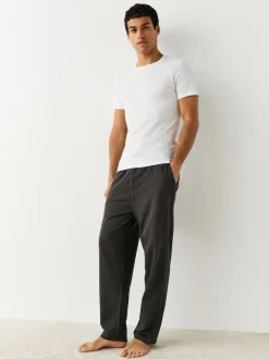 Next Blanc - Slim Fit (Slim Fit) - T-shirts de superposition en coton 100 %, lot de 5 Outlet