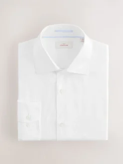 Next Blanc - Slim Fit (Slim Fit) - Chemise Signature texturée élégante Discount