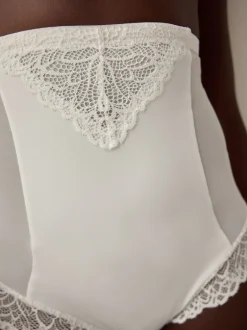 Next Blanc - Slips gainants fermes pour le contrôle du ventre Slips taille super haute Sale