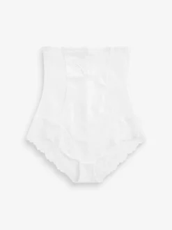 Next Blanc - Slips gainants fermes pour le contrôle du ventre Slips taille super haute Sale