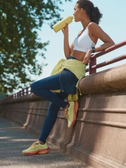 Next Blanc - Soutien-gorge B-GG Active Sports Impact élevé Dry Tech zippé sur le devant Clearance