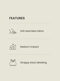 Next Blanc - Soutiens-gorge de sport à bretelles sans coutures Best