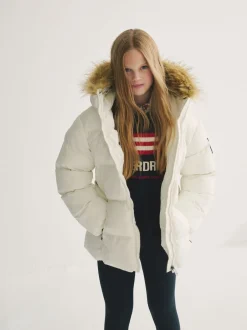 Superdry Blanc - à ceinture Sale