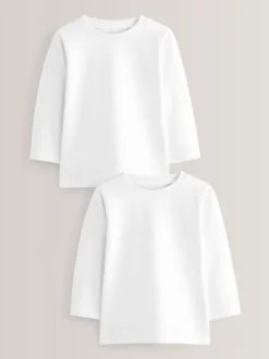 Next Blanc - T-shirt à manches longues (3mths-7yrs) Sale