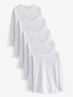 Next Blanc - T-shirt à manches longues (3-16ans) Clearance