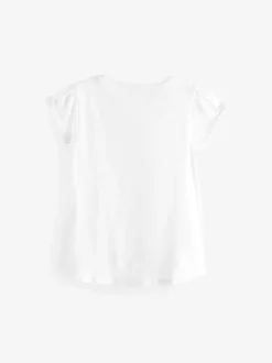 Next Blanc - T-shirt à pochettes Daisy (1.5-16ans) Clearance