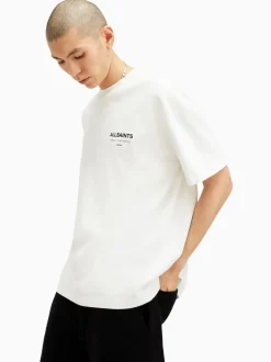 All Saints - T-shirt AllSaints Underground oversize en coton à col rond Blanc Best