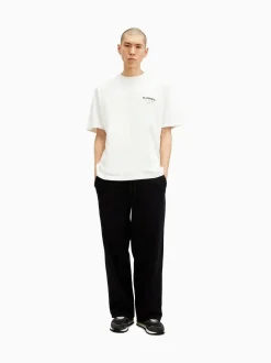 All Saints - T-shirt AllSaints Underground oversize en coton à col rond Blanc Best