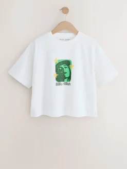 Next Blanc - T-shirt graphique Billie Eilish (3-16ans) Sale