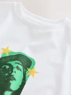 Next Blanc - T-shirt graphique Billie Eilish (3-16ans) Sale