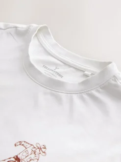 Next Blanc - T-shirt imprimé graphique Yellowstone Outlet