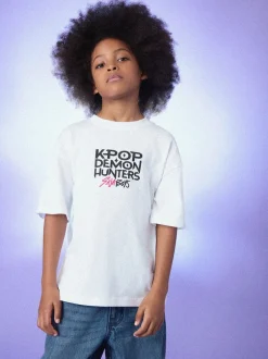 Next Blanc - T-shirt KPOP Demon Hunters (6-16ans) Discount