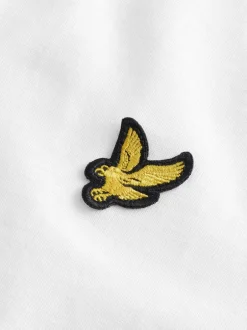 Lyle & Scott - T-shirt Col rond en coton Blanc Best