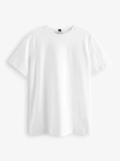 Next - T-shirt Manche courte Col ras du cou lourd Blanc Online