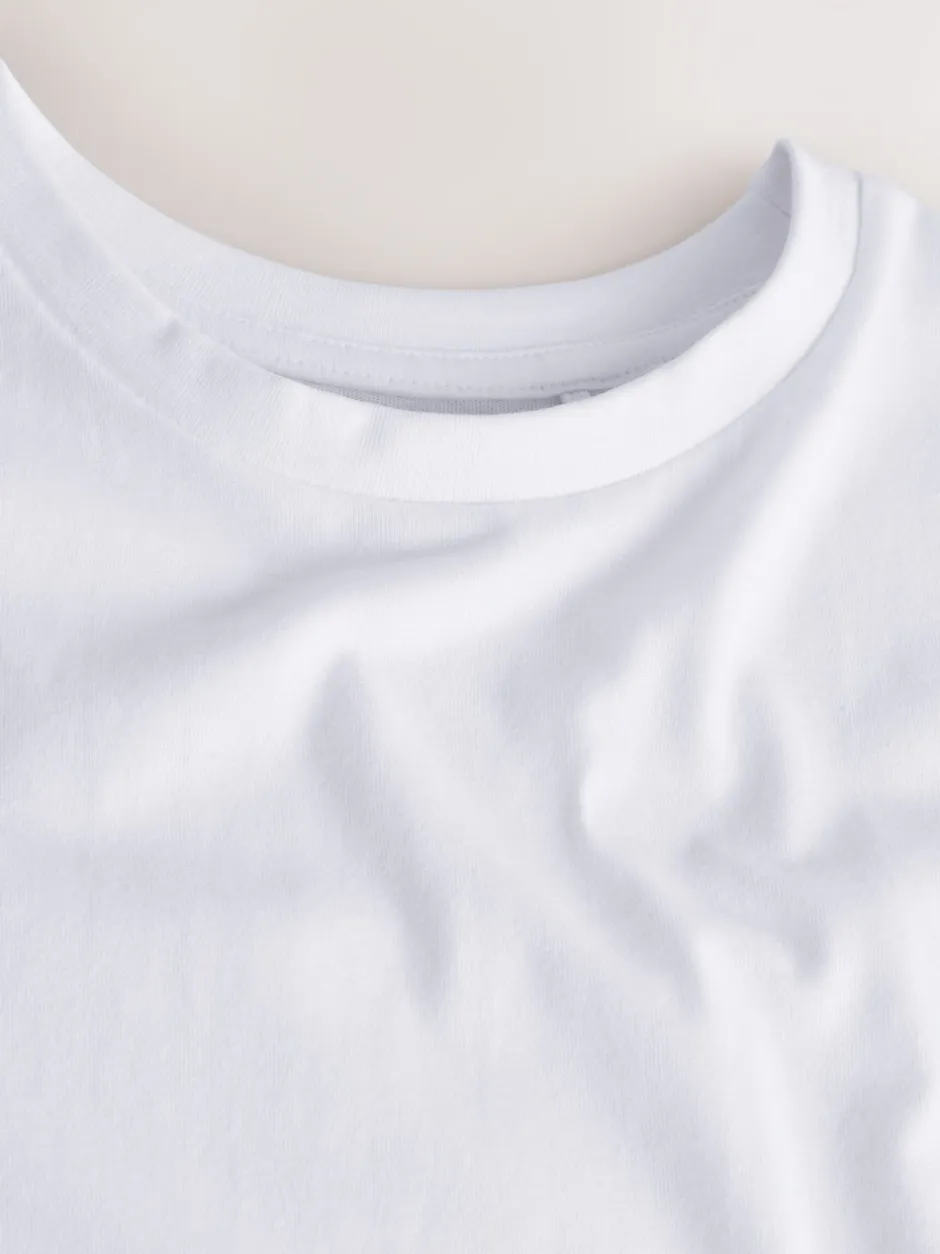 Next Blanc - T-shirt oversize (3-16ans) Outlet